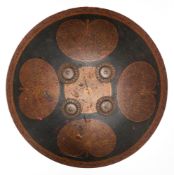 AN HIDE SHIELD (DHAL), NORTHERN INDIA, 19TH CENTURY