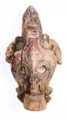 A TOBA BATAK HEAD OF A MYTHICAL BEAST (SINGA), SUMATRA, INDONESIA, CIRCA 1900