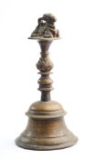 A PRIEST'S TEMPLE BELL, DECCAN, SOUTHERN INDIA, 18TH/19TH CENTURY