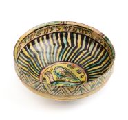 A NISHAPUR POTTERY BOWL, PERSIA, 10TH CENTURY