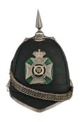 A VICTORIAN HELMET OF THE HARROW RIFLES, HOBSON & SONS