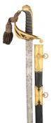 AN 1822 PATTERN EAST INDIA COMPANY INFANTRY OFFICER’S SWORD, BY HENRY WILKINSON,
