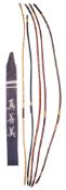 NINE JAPANESE BOWS AND A BOW BAG, EDO PERIOD AND LATER