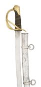 A FRENCH OTHER RANKS 1822 PATTERN LIGHT CAVALRY SABRE, NO. 777, DATED 1837