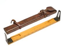 A FINE CASED MILITARY ALIDADE, ASTON AND MANDER, MARKED 1915