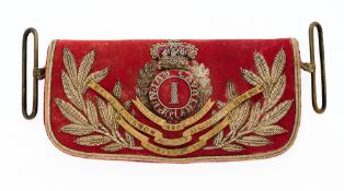 AN OFFICER’S POUCH OF THE 1ST PUNJAB CAVALRY