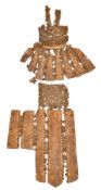 A RARE INDIAN MAIL AND PLATE GAUNTLET AND ARMGUARD, 17TH CENTURY