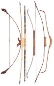 A THAI PELLET BOW AND FIVE FURTHER SOUTH-EAST ASIAN BOWS, 19TH/20TH CENTURY