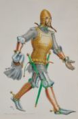 SIX PRINTS DEPICTING WARRIORS
