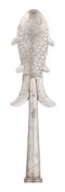 A SOUTH INDIAN CEREMONIAL SPEARHEAD, 18TH/19TH CENTURY, PROBABLY THANJAVUR