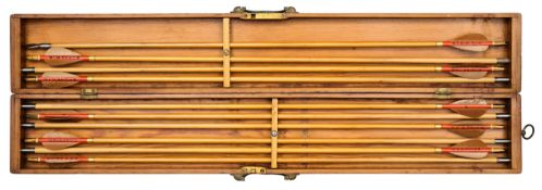 TWENTY ARROW BOXES, 19TH/20TH CENTURY