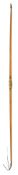 FIVE RARE BOWN LONGBOWS, 24-41#, 19TH CENTURY