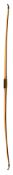 TWENTY-ONE BUCHANAN LONGBOWS, 23-52#, 19TH/20TH CENTURY