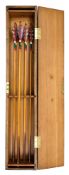 TWENTY ARROW BOXES, 19TH/20TH CENTURY