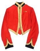 AN OFFICER'S VICTORIAN STABLE/MESS JACKET OF THE 1ST (ROYAL) DRAGOONS
