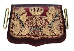 AN OFFICER’S POUCH OF THE 18TH HUSSARS