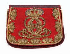 AN OFFICER’S POUCH OF THE 7TH (QUEEN’S OWN) HUSSARS