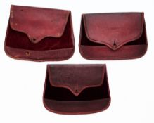 THREE FOUL WEATHER COVERS FOR CAVALRY OFFICERS’ POUCHES