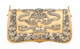AN OFFICER’S POUCH OF THE 11TH HUSSARS, EARLY 20TH CENTURY