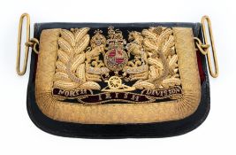 A ROYAL ARTILLERY OFFICER’S POUCH OF THE NORTHERN IRISH DIVISION