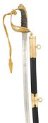 AN 1822 PATTERN GENERAL OFFICER'S SWORD BY J. WATTS, 2 ST JAMES'S STR.T, LONDON, LATE 19TH CENTURY
