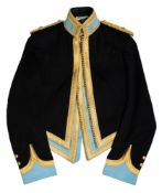 AN OFFICER'S MESS JACKET AND WAISTCOAT OF THE 34TH PRINCE ALBERT VICTOR'S OWN POONA HORSE