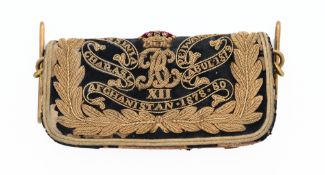 AN OFFICER’S POUCH OF THE 12TH BENGAL CAVALRY