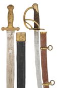 AN AMERICAN CAVALRY OFFICER’S SABRE, BY C. ROBY & CO., W. CHELMSFORD, MASS., CIRCA 1865