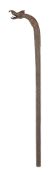 A SOUTH INDIAN ALL-METAL STAFF, PROBABLY 17TH CENTURY