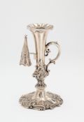 A VICTORIAN SILVER TAPERSTICK, HENRY WILKINSON & CO., SHEFFIELD, 1845