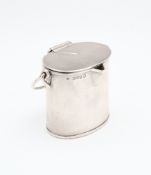 A VICTORIAN SILVER NOVELTY CREAM PAIL, JOSEPH BRAHAM, LONDON, 1887