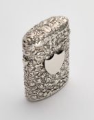 A VICTORIAN SILVER VESTA CASE, GEORGE UNITE, BIRMINGHAM, 1881