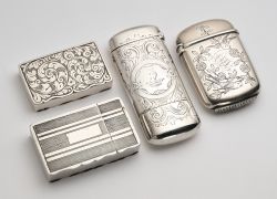 Olympia Timed: Silver including a Private Collection of Vesta cases & other smallwork