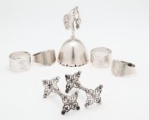 A GROUP OF VICTORIAN SILVER FOR THE DINING TABLE
