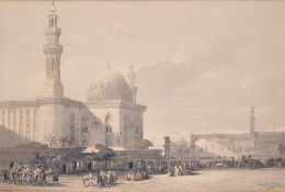THE MOSQUE OF THE SULTAN HASSAN, AFTER DAVID ROBERTS, 1856 BY DAY & SON