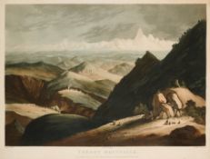 'THEBET MOUNTAINS', AFTER WILLIAM DANIELL, PUBLISHED EDWARD ORME, 1804
