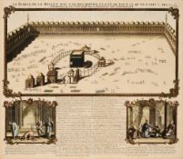 A ENGRAVING OF MECCA, HENRI ABRAHAM CHATELAIN, FRANCE, EARLY 19TH CENTURY