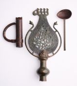 A BRONZE FINIAL ('ALEM), PROBABLY CENTRAL INDIA, 18TH/19TH CENTURY