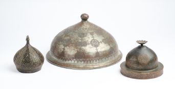 THREE DOMED COVERS, PERSIA, 16TH/17TH CENTURY AND LATER