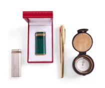 TWO ‘MUST DE CARTIER’ CIGARETTE LIGHTERS