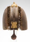 A RARE INDIAN MAIL AND PLATE HELMET (TOP), DECCANI, 16TH/17TH CENTURY