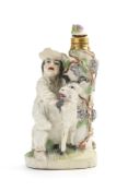 A KELSTERBACH PORCELAIN SCENT FLASK, CIRCA 1761-64