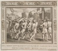 AFTER RAPHAEL TOGETHER WITH A COLLECTION OF 18TH CENTURY PRINTS