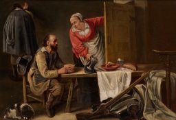 CIRCLE OF GILLIS VAN TILBORGH (FLEMISH 17TH CENTURY)