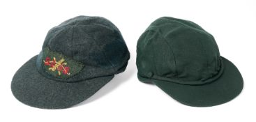 TWO ARCHER'S CAPS, LATE 20TH CENTURY