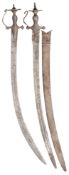 TWO INDIAN TULWARS, 18TH/19TH CENTURY