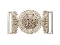 AN OFFICER'S WAISTBELT CLASP OF THE 3RD ROYAL SURREY MILITIA