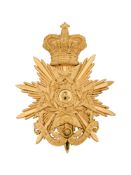 AN OFFICER'S FINE GILT SHAKO PLATE OF THE 6TH BENGAL INFANTRY