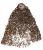 AN INDIAN COIF (KULAH ZIRAH), 17TH CENTURY OR LATER