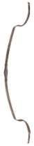 AN INDIAN ALL-METAL BOW (KAMAN), LATE 18TH/ 19TH CENTURY